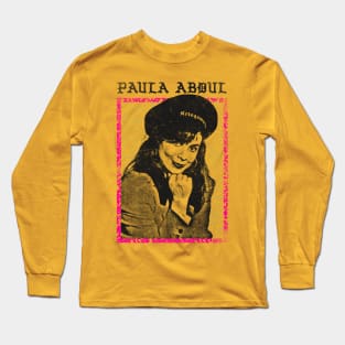 Paula Abdul / 80s Vintage Aesthetic Long Sleeve T-Shirt